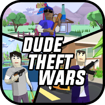 Взлом Dude Theft Wars (Мод: бесплатные покупки)