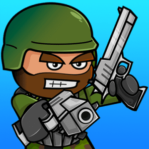 Взломанная Mini Militia: Doodle Army 2 (Мод: бесконечные гранаты)